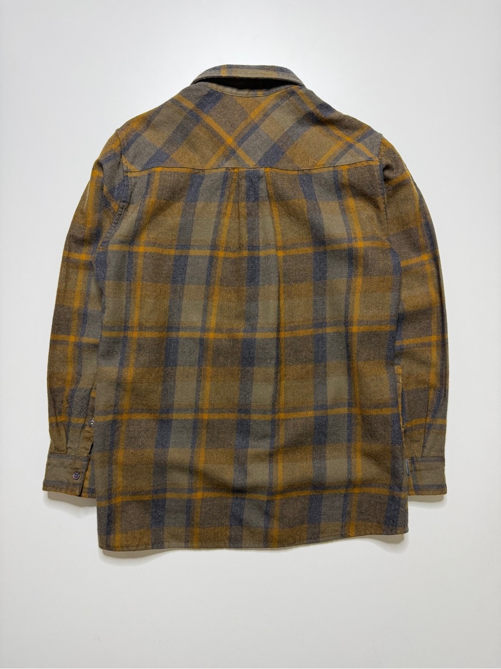 Icebreaker Lodge Flannel Long Sleeve Buttonup Shirt Mens Small Brown Outdoor - Picture 2 of 7
